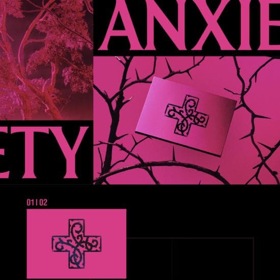 TXT Tomorrow X Together 7TH YEAR The Wind Stopped Briefly in the Thorn Bush HUNGER / TENSION / ANXIETY Ver. Album Makestar YES24 Weverse Benefit MAKESTAR ANXIETY Ver.