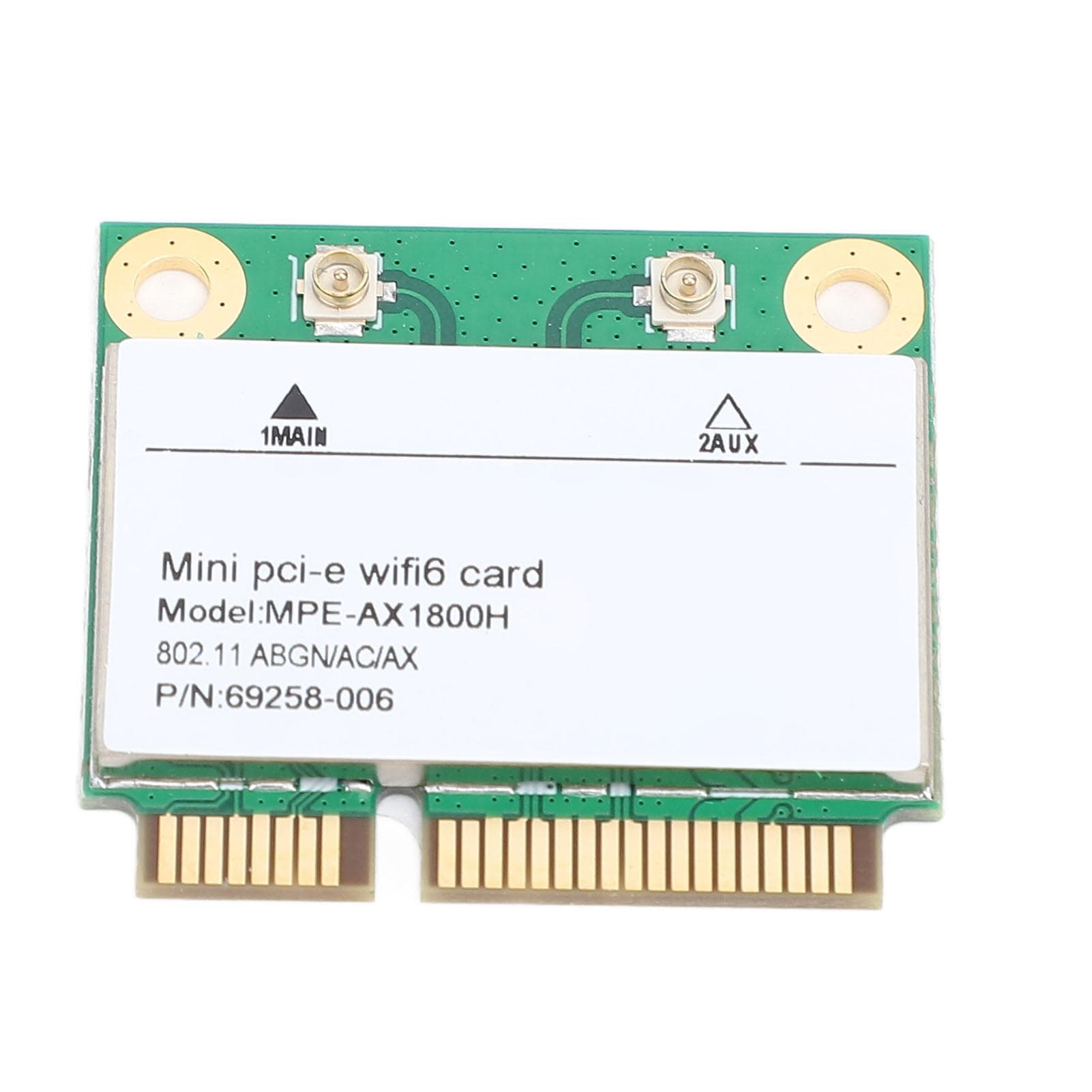 MPE AX1800H Wireless Card RTL8852BE 1800Mbps Dual Band Wireless Fidelity 6 Bluetooth 5.2 Mini PCIe