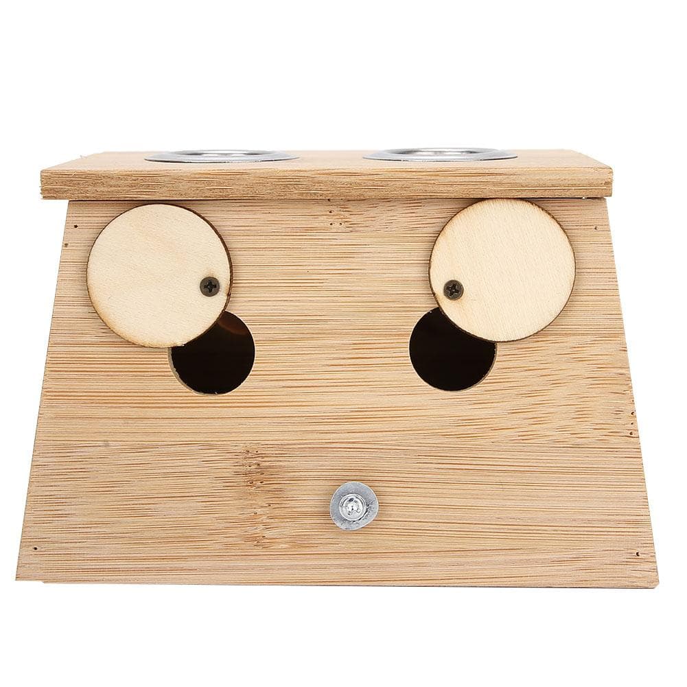 New Bamboo Mild Moxibustion Box Moxa Roll Stick Burner Holder Case Healing Therapy(2 Holes)