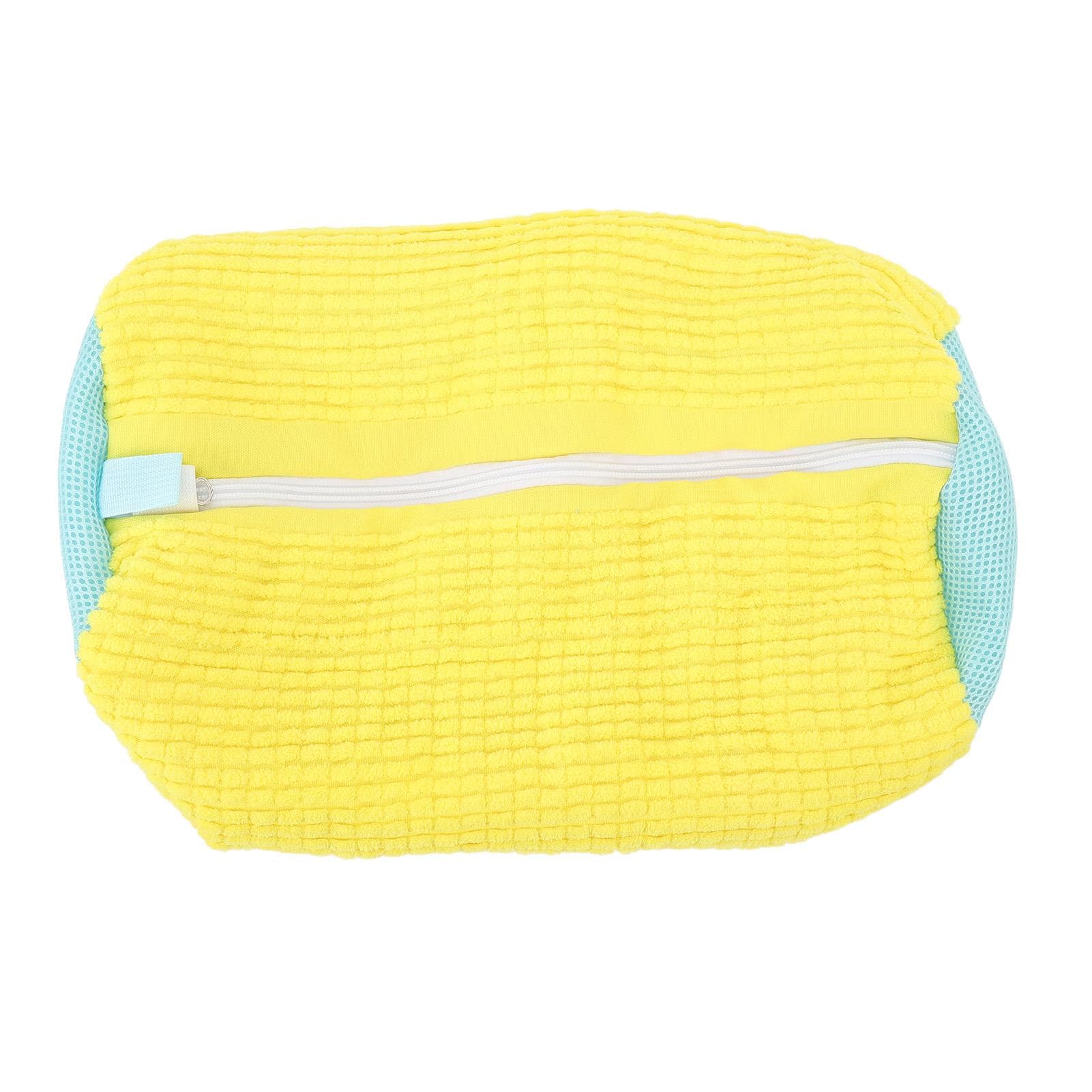 Laundry Shoe Bag Reusable Shoe Washing Bag for Washing Machine Dryer Shoe Cleaning Bag with Zipper yellow