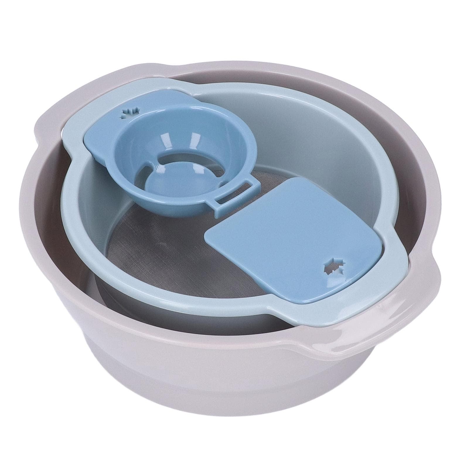 4Pcs Pollen Sieve Set Stackable Design Save Space Lightweight Trimming Tray with Mesh for Kitchen L(for 6.5-9kg)