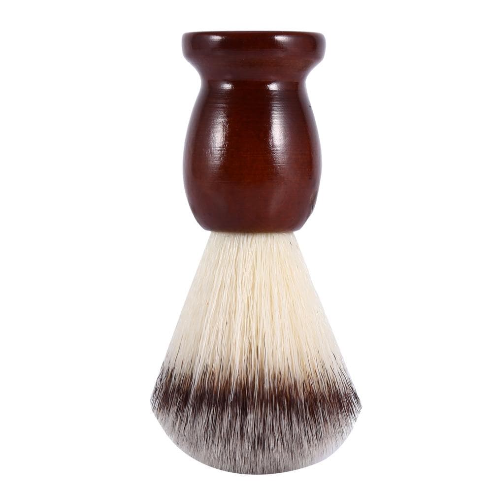 Professional Male Beard Shaving Brush Facial Cleaning Nylon Hair & Wood Handle Barber Tool