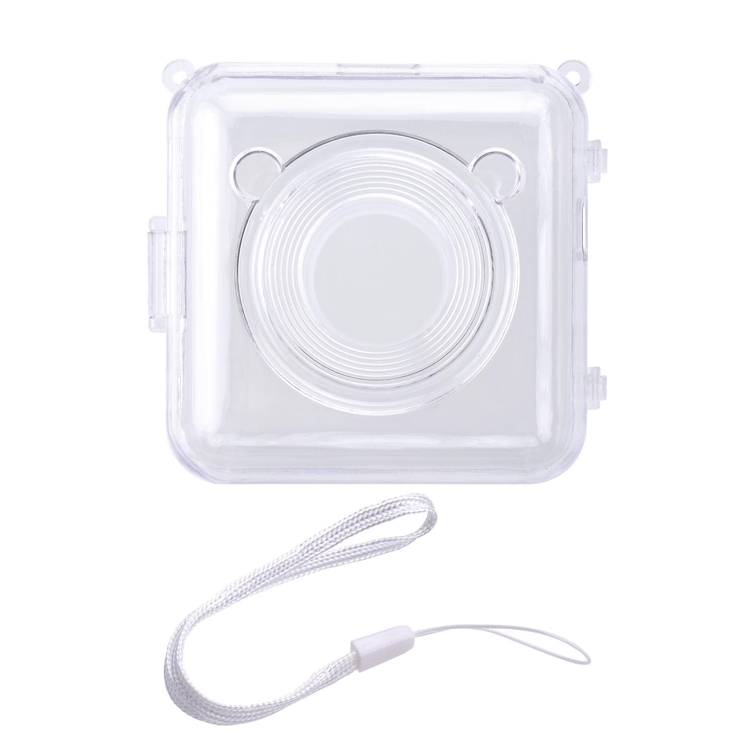 PeriPage A6 Thermal Printer Plastic Case with Strap AntiDust AntiShock AntiScratch Protect Case transparent