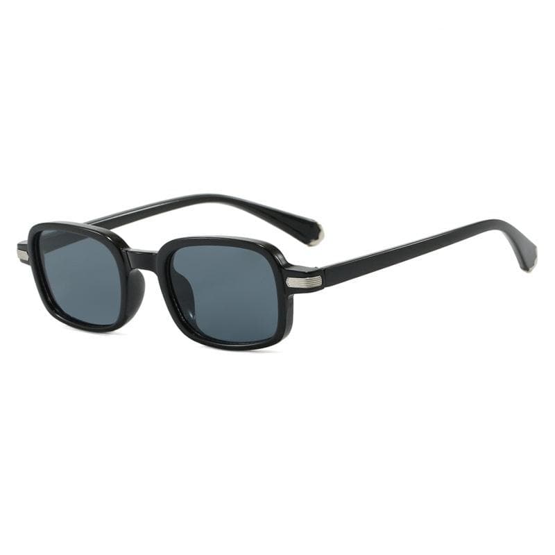 New Retro Small Frame Square Gradient Women Sunglasses Rice Nail Design Fashion UV400 Casual Glasses for Men and Women as  picture