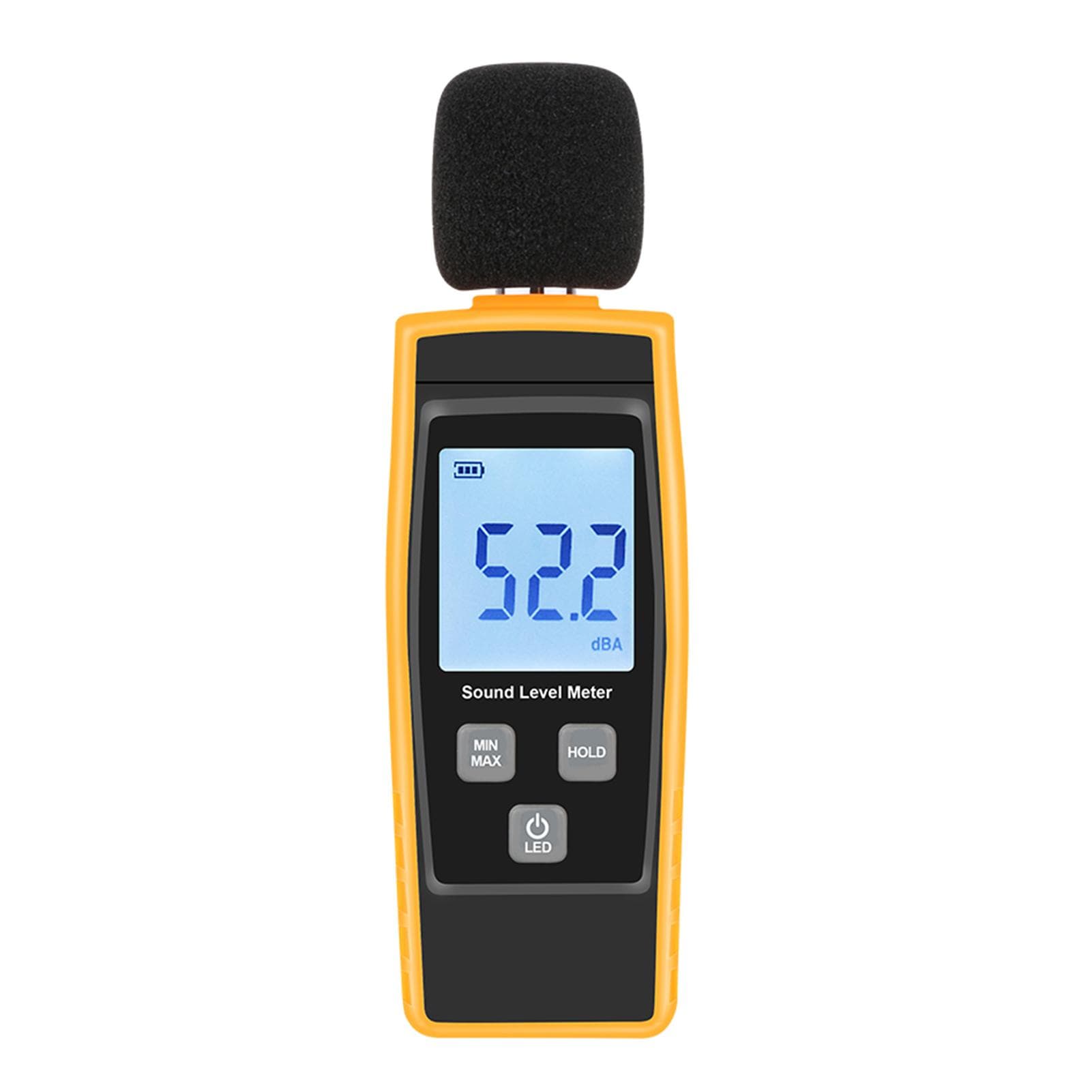 LCD Digital Sound Level Meter DB Meters 30-130dBA Noise Volume Measuring Tool Decibel Monitoring