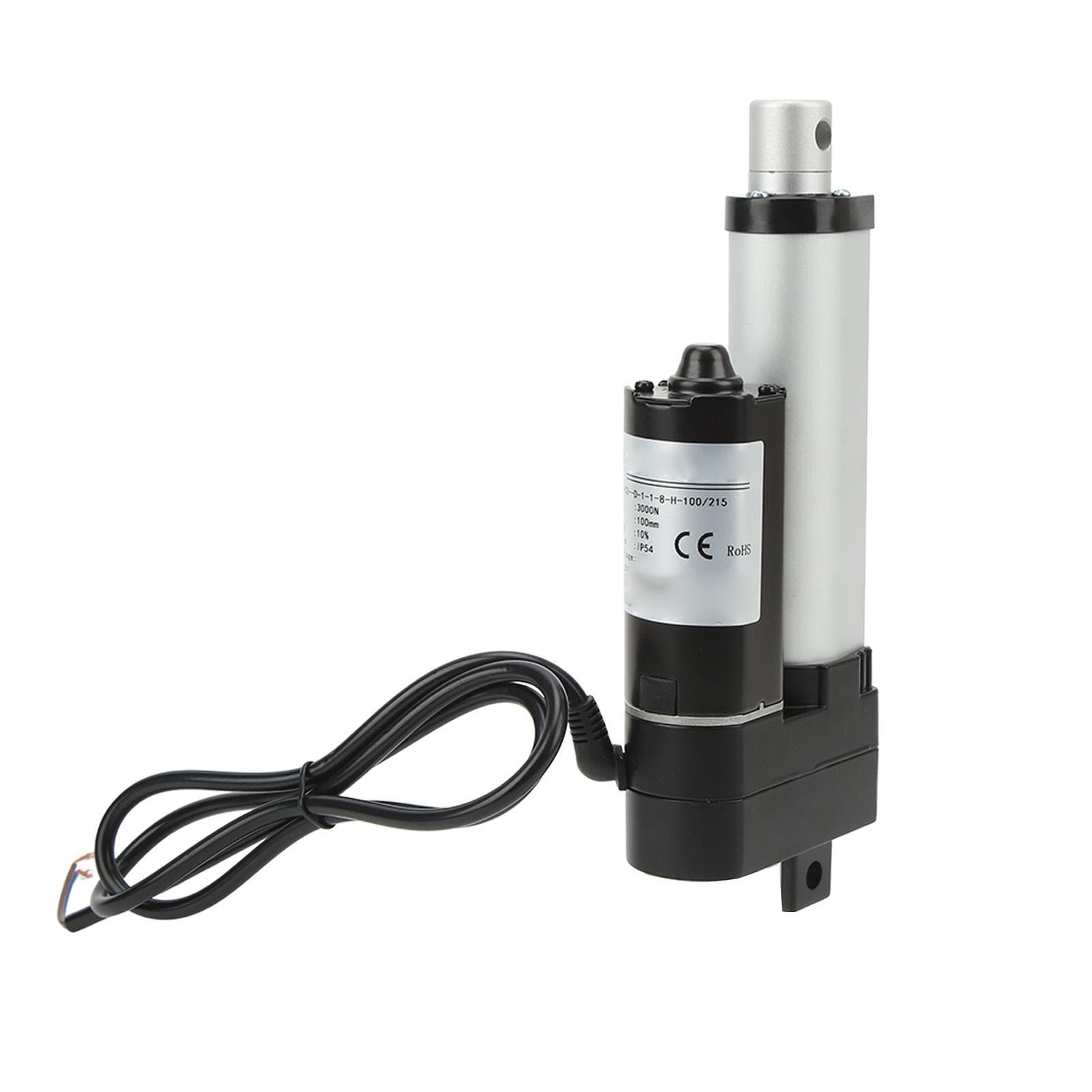 Electric Linear Actuator Aluminum Alloy ABS Linear Motion Actuator for Bed Sofa 3000N 100mm 12V