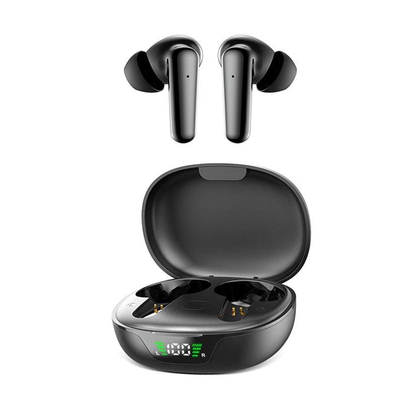 Mini Hearing Amplifier Aid Rechargeable Digital Personal Sound Amplifier For Seniors Hearing Lose with Charging Box 1 Pair black