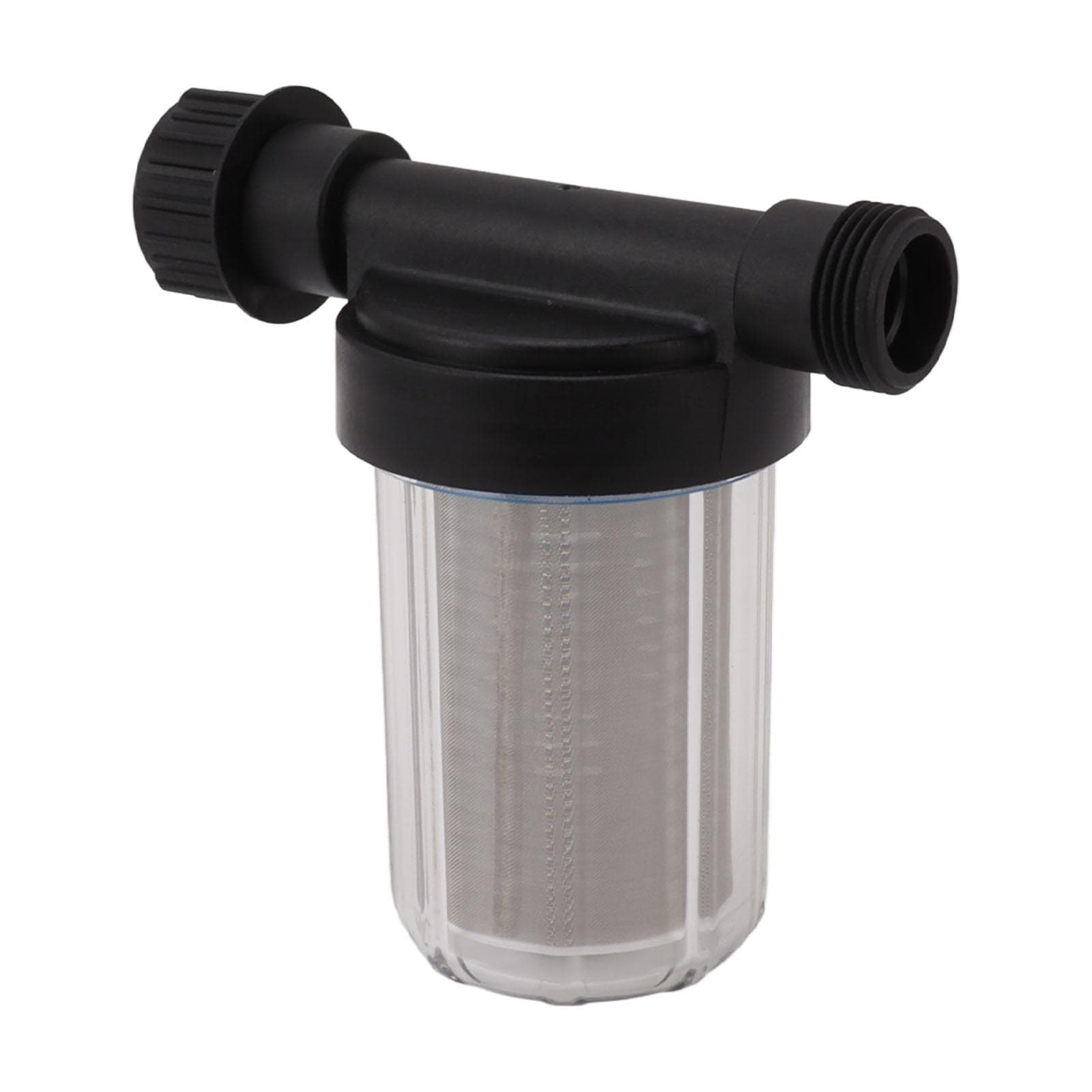 G3/4 Garden Hose Filter Water Pump Strainer Filter Stainless Steel Filter Screen Transparent Design