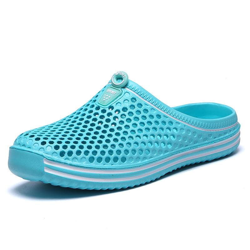 Women Shoes Beach Slippers Unisex Hollow Out Casual Couple Beach Sandal Flip Flops Shoes Non-slide Mens Slippers 41