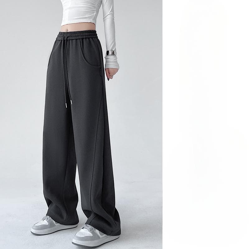 Narrow Version of Banana Sweatpants for Women's Spring New American Straight-leg Loose Slim Casual Wide-leg Sweatpants 2XL