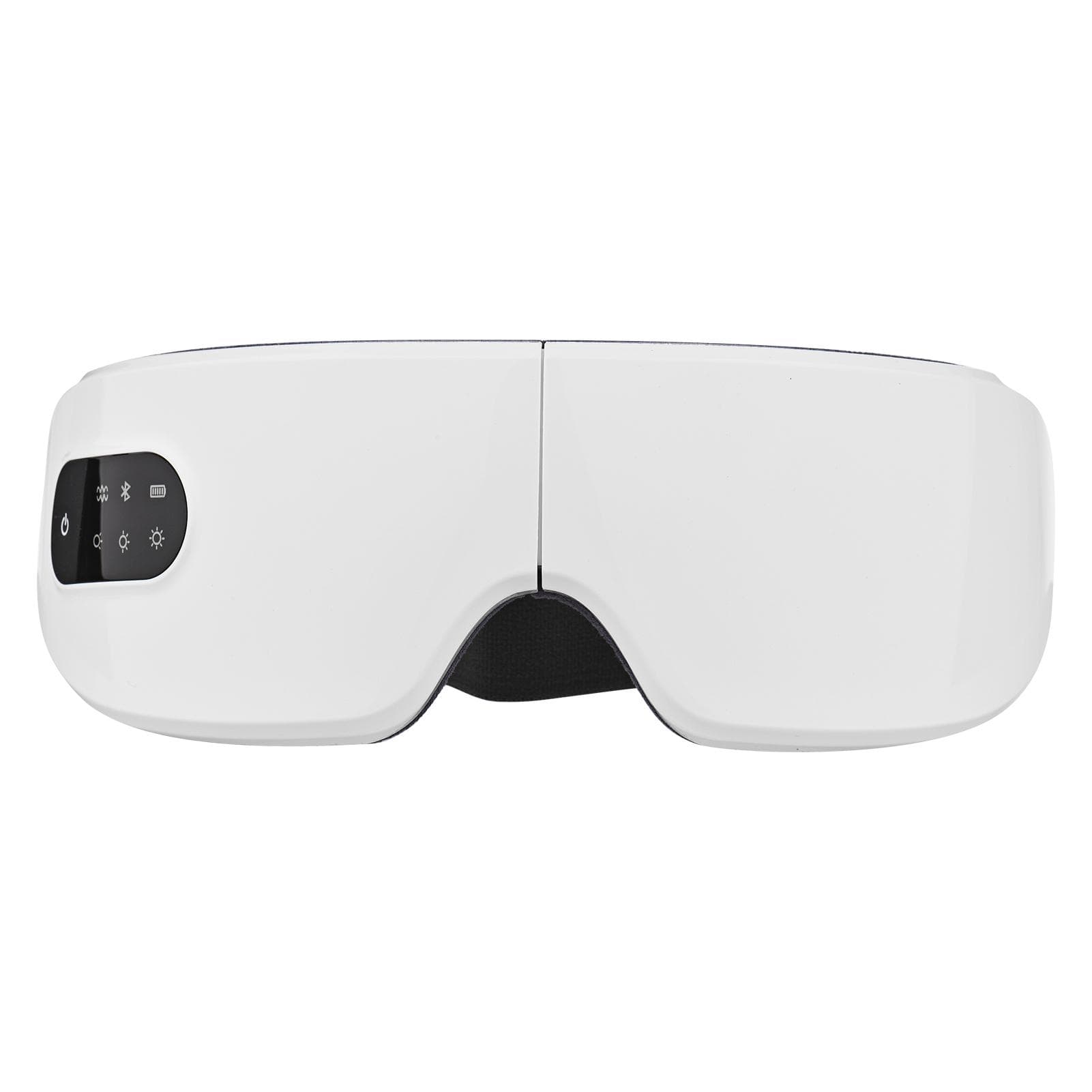 Electric Eye Massager with Heat Vibration for Relieve Eye Strain Built-in Battery Adjustable white