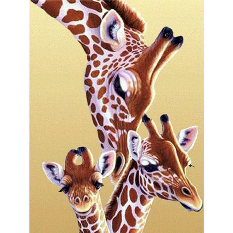 5D Diamond Painting Giraffe Animal Embroidery Handcraft Kit Full Round Drill Cross Stitch 20X30CM