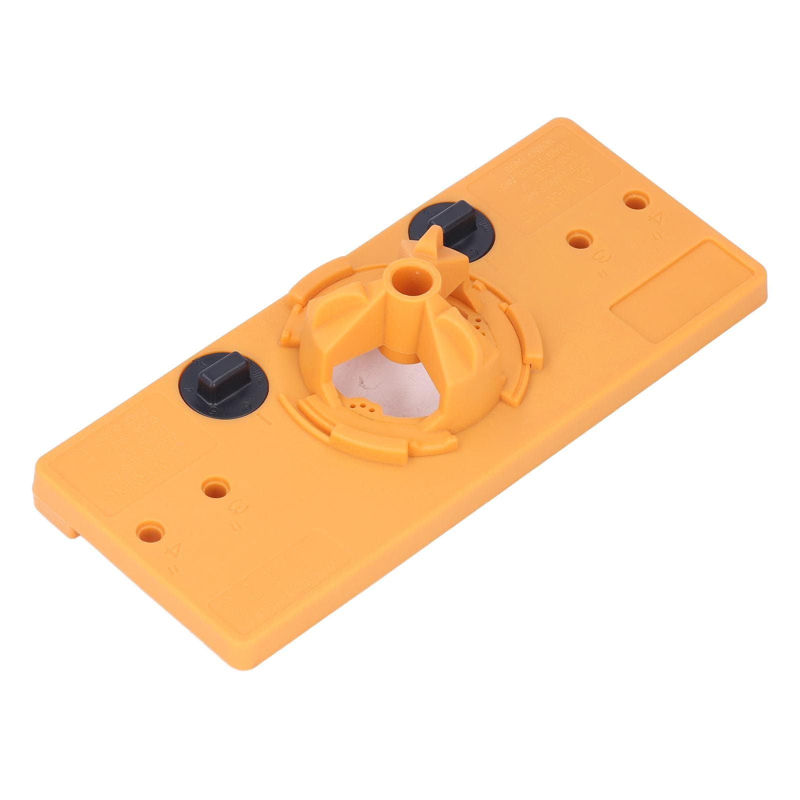 Hinge Hole Saw Jig ABS Concealed Hinge Drilling Guide Locator Positioner Tool for Bench DrillYellow
