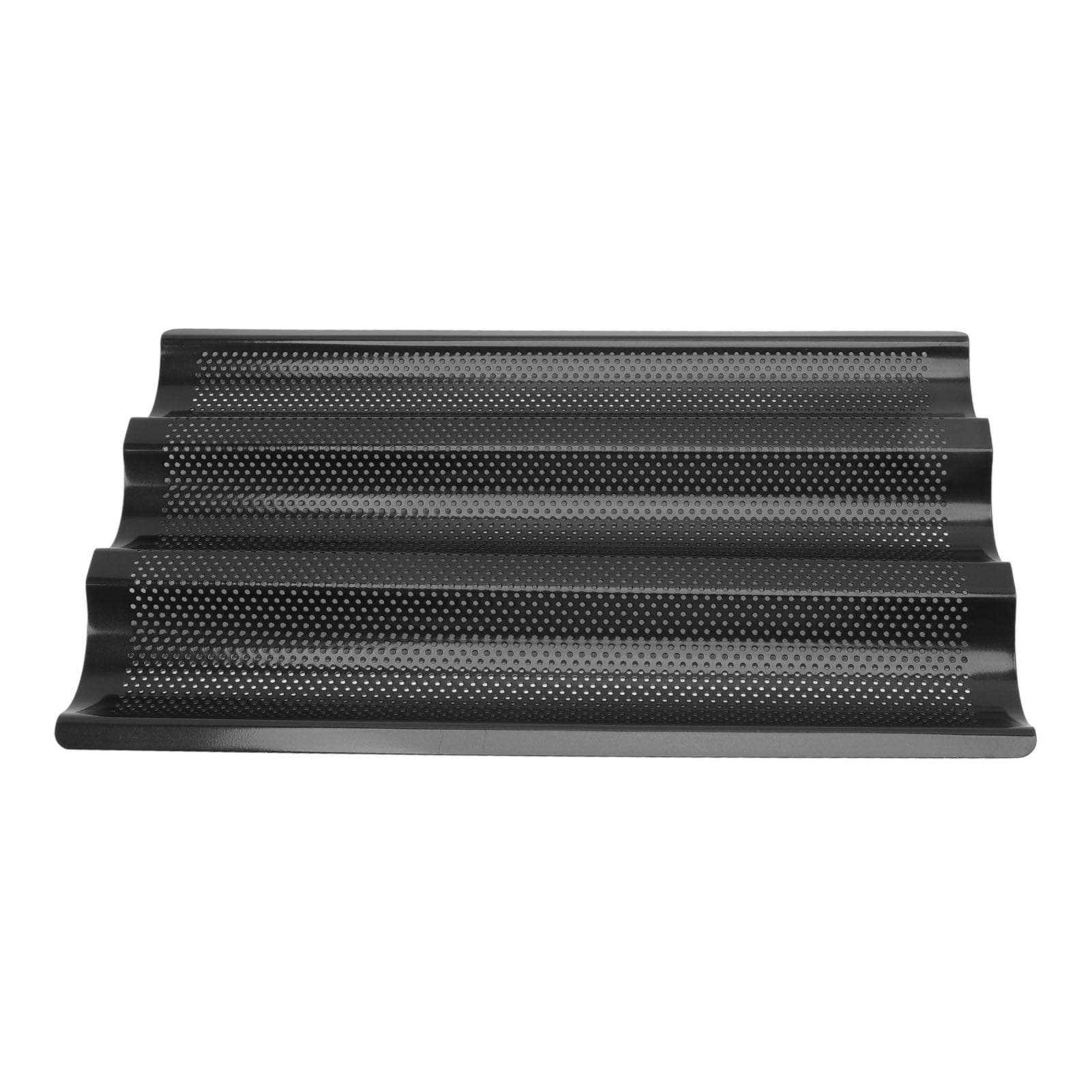 Baguette Pan Stainless Steel U Shape Uniform Heating Perforated Design French Bread Baking Pan for