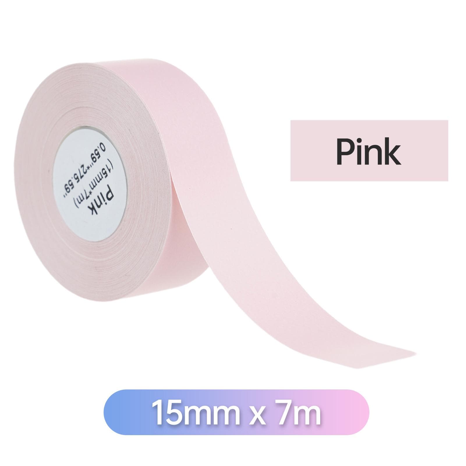 Thermal Label Paper Continuous Label Tape Selfadhesive Paper Roll Sticker Barcode Price Size Name pink