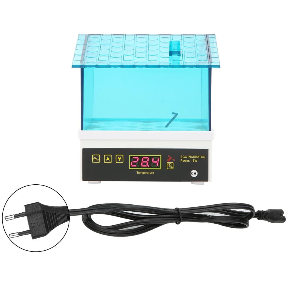 4 Eggs Mini Incubator Hatcher Household Digital Semiautomatic Hatching House Machine