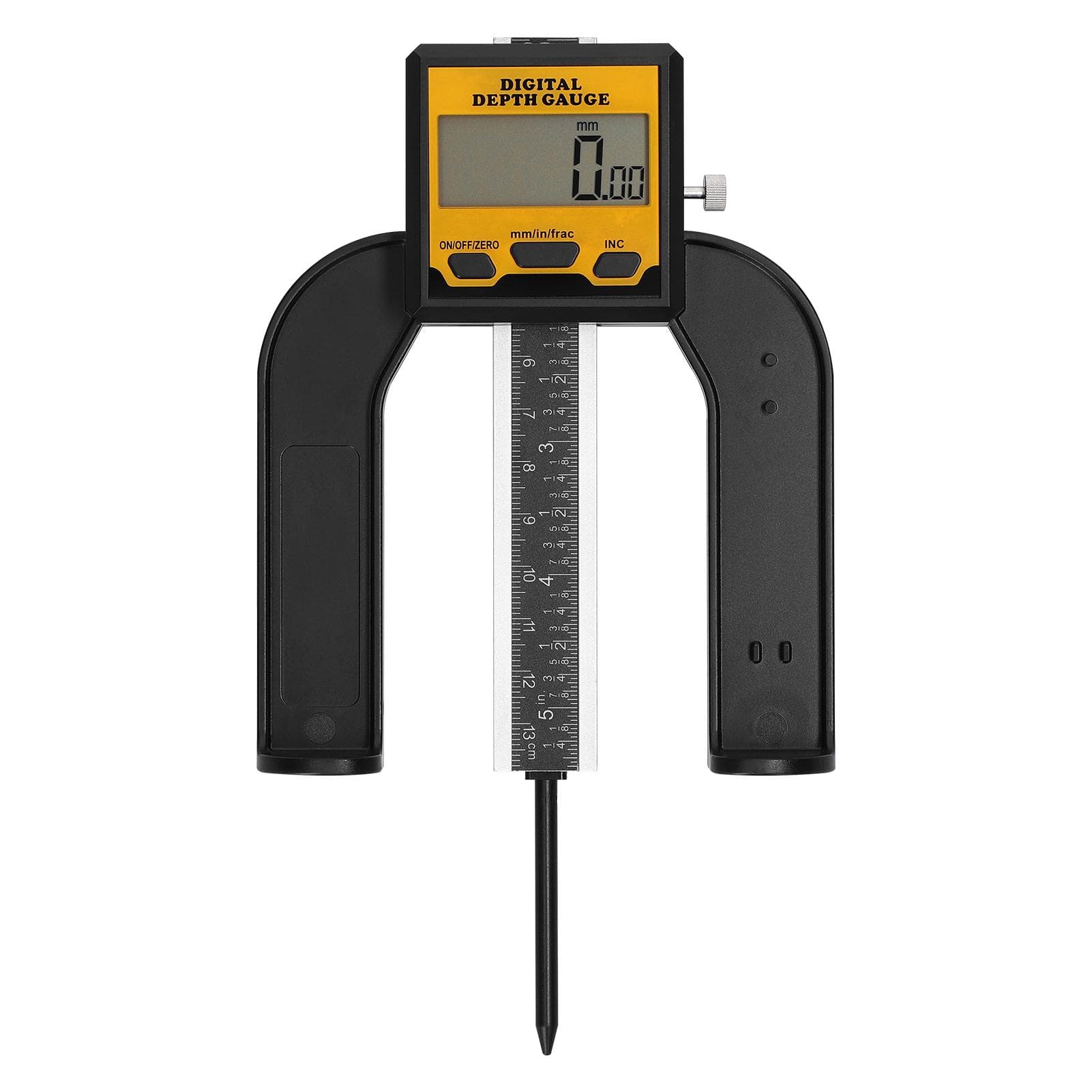 0-80mm Woodworking Depth Ruler Digital Tablesaw Height Ruler Digital Height Depth Gauge LCD Display multicolour