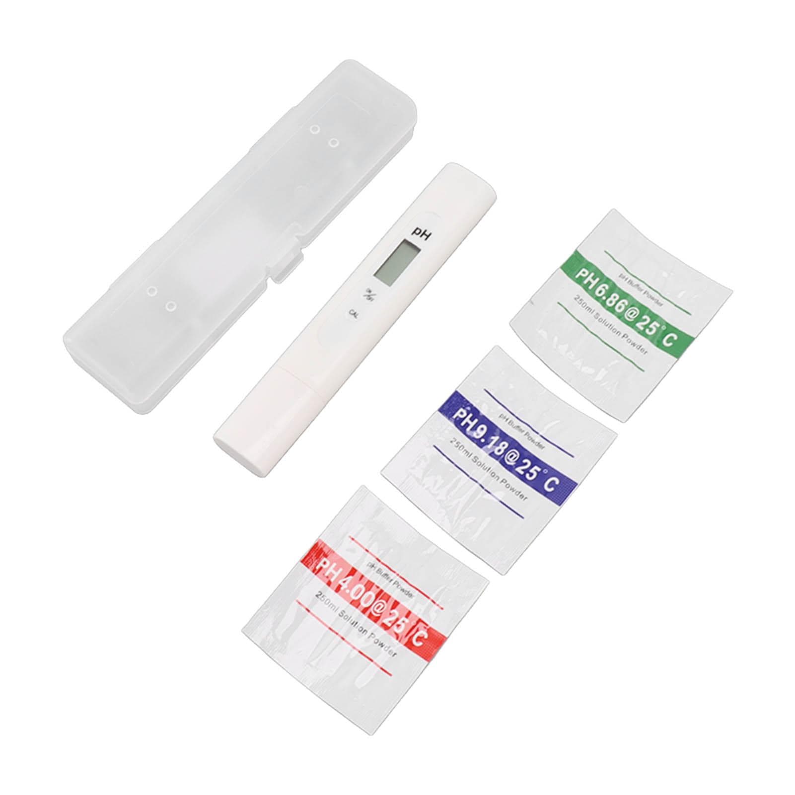 PH Meter Tester Detector HD LCD Screen High Sensitivity Probe Contained Protection Fluid PH Test