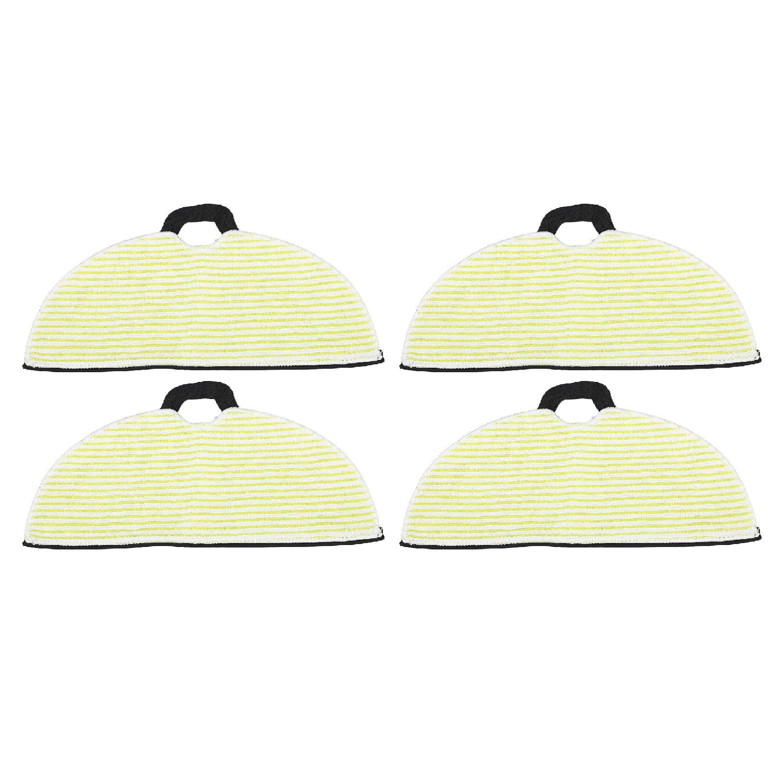4 Pcs Vacuum Mop Replacement Pads Fiber Reusable Washable Super Absorbent Robot Vacuum Mop for