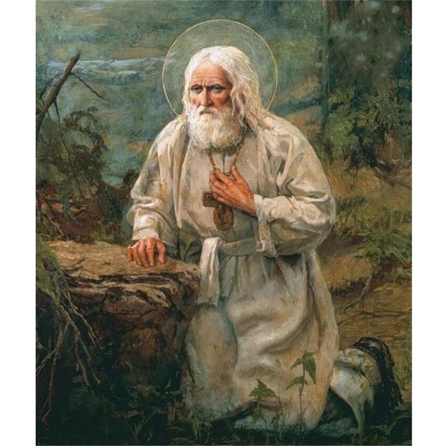 Full 5D Diy Diamond Painting Devout pastoral Embroidery Cross Stitch Home Decor Handmade Gift 25x30cm