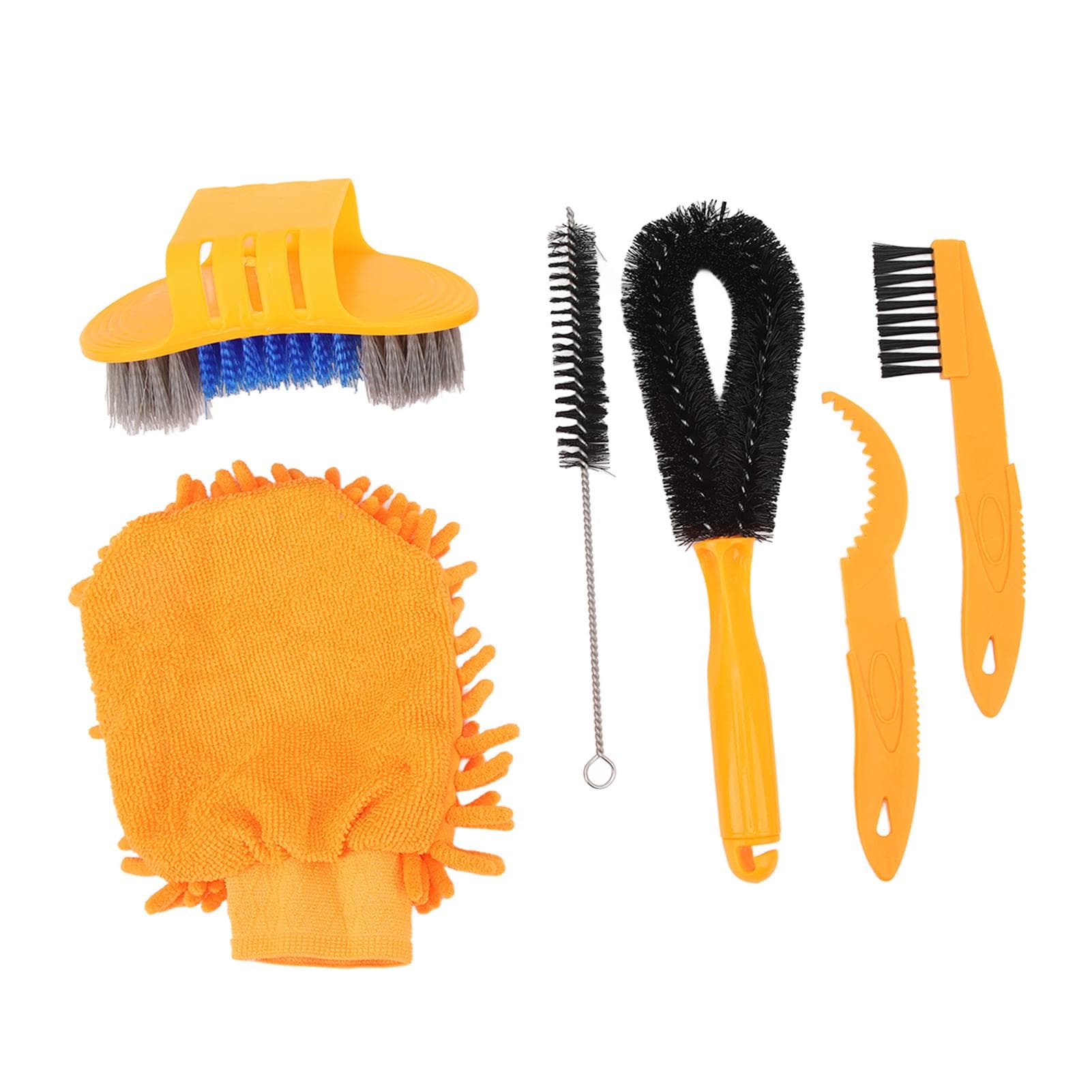 Bike Cleaning Tools Set Nylon Bike Chain Sprocket Corner Brush Kit for Mountain Road Bike