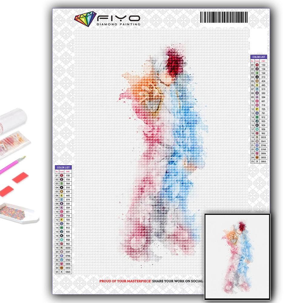 Diamond Painting Anime My Hero Academia Embroidery Cross Stitch Rhinestone Home Decor Full Round 30X40CM