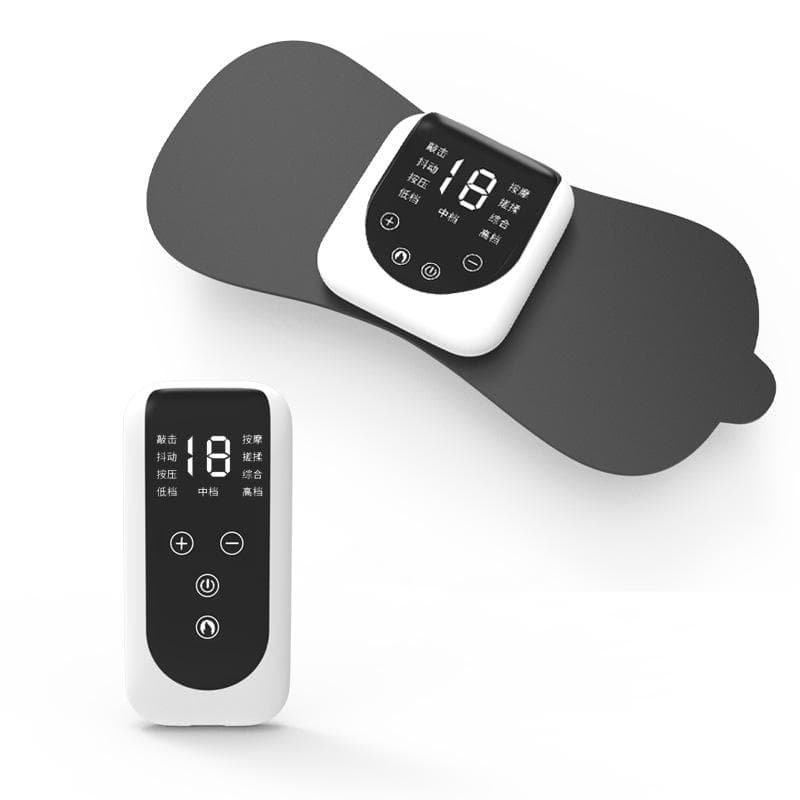 Heating Pulse Massager EMS Pulse Physical Therapy Instrument Heating Cervical Massage Stickers English