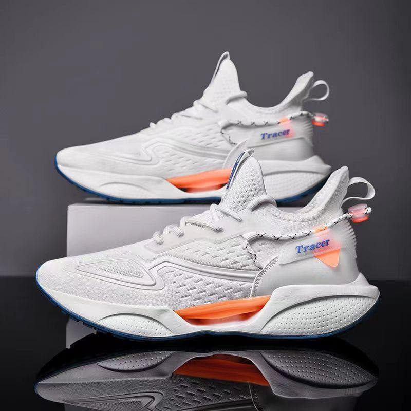 Lightweight Breathable Basketball TN Sneakers Cushioning Running,Casual,Sport,Work Shoes 40 white