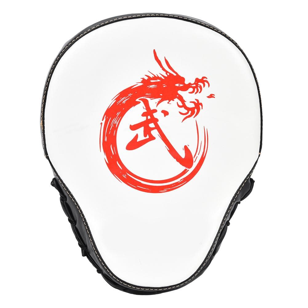 PU Leather Curved Boxing Hand Target Mitt Punching Pad Kickboxing Thai Training Fitness