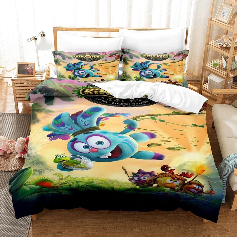 Smeshariki Bedding Set Single Twin Full Queen King Size Bed Set Adult Kid Bedroom Duvet cover Sets 3D Print Anime Bed Sheet Set EU King 240x220cm