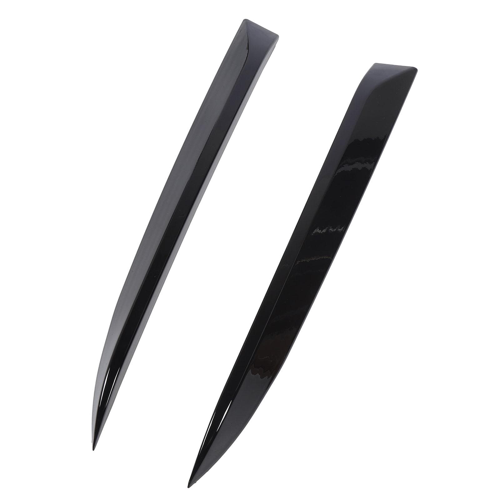Pair of Rear Window Side Spoiler Glossy Black Tail Window Side Wing Cover Trim for X6 E71 E72