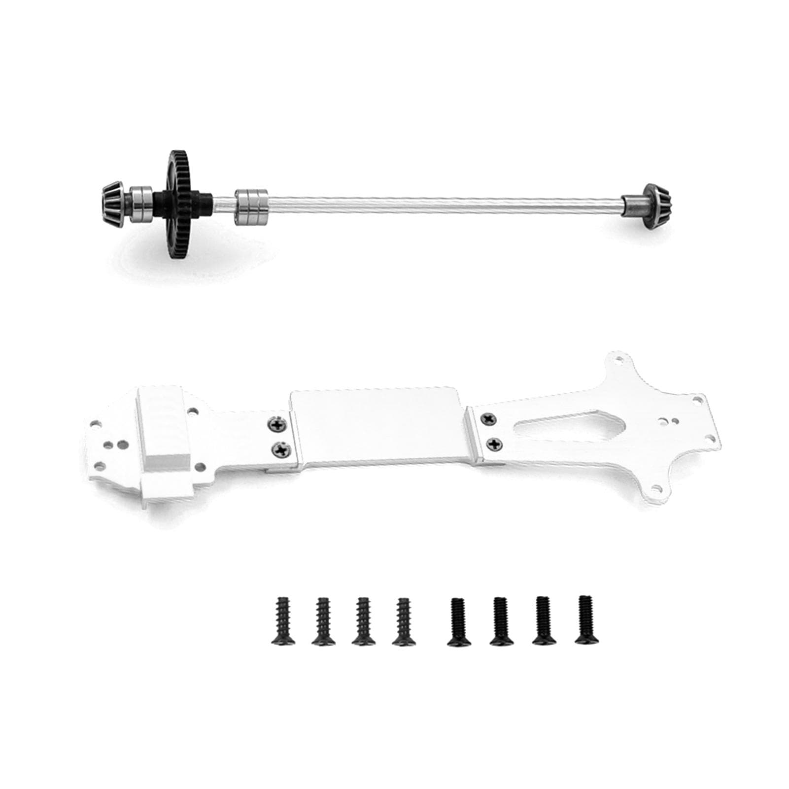 Middle Drive Shaft Second Floor Board Sets for WLtoys 1/14 144001 Car Upgrades Parts Accessories silver