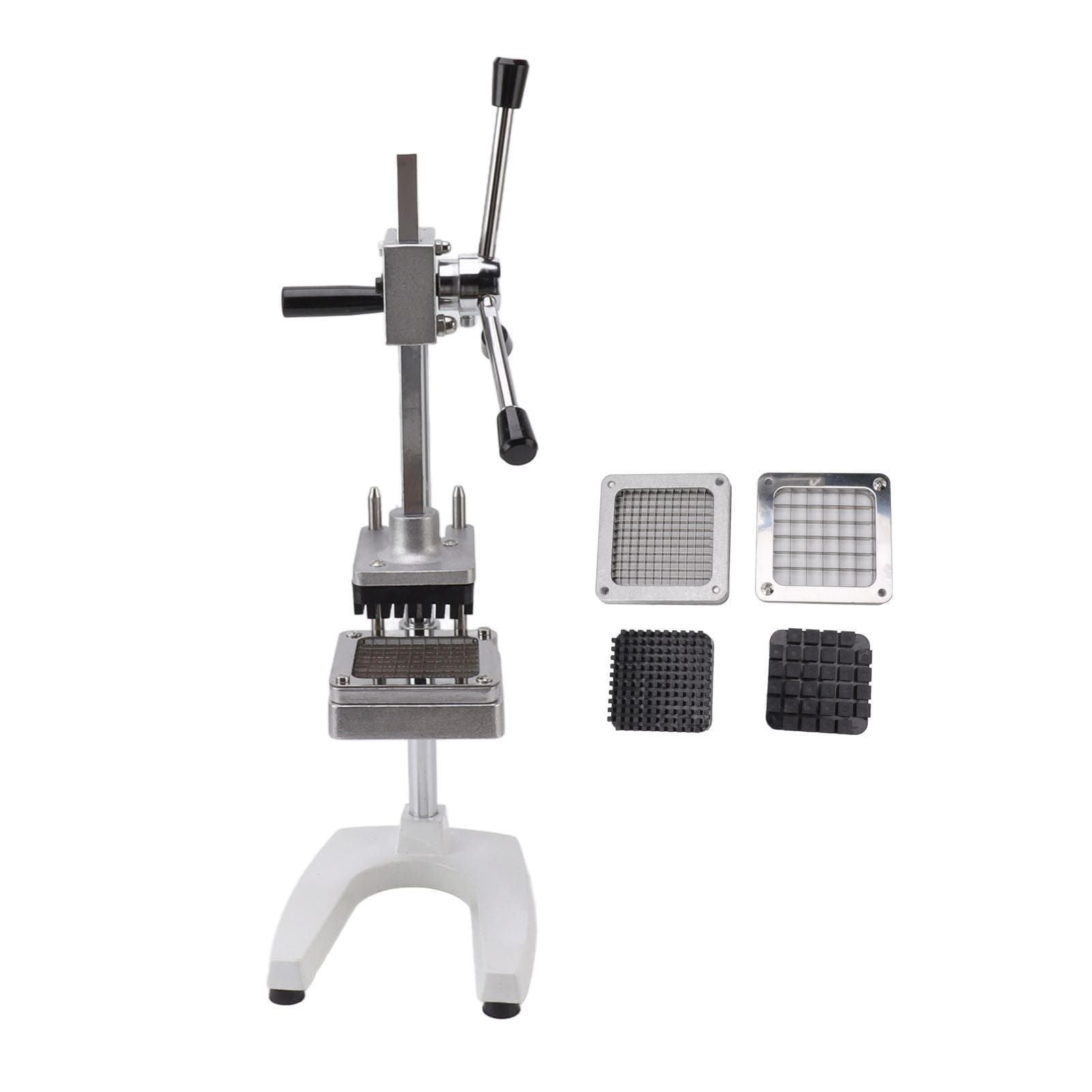 French Fry Cutter Stainless Steel Aluminum Alloy Vertical Manual Potato Cutter Machine with 3 Sizes L