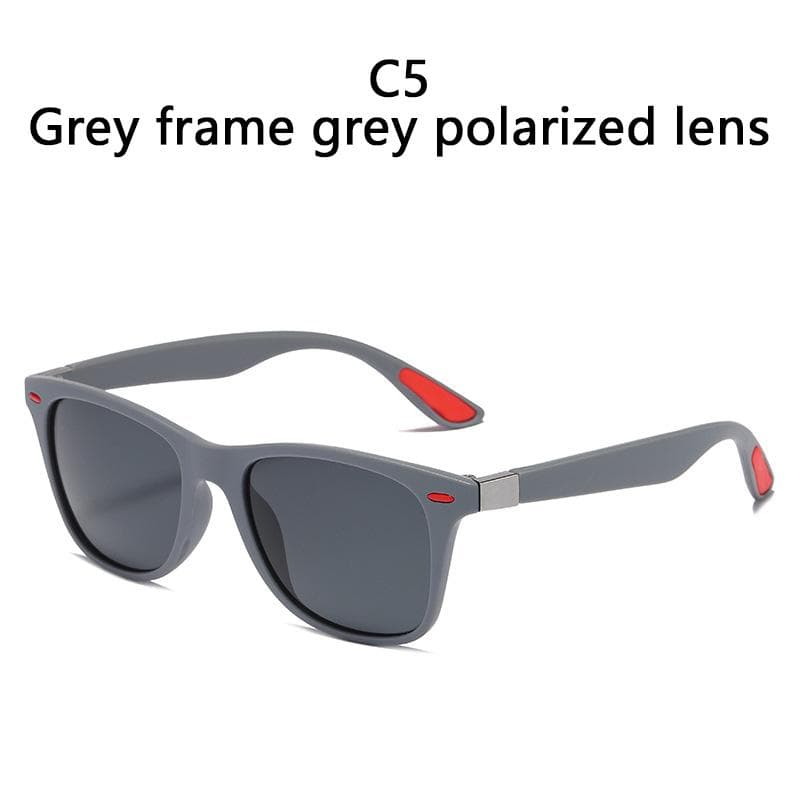 Fashion Classic Square Sunglasses for Men Women UV400 Anti-glare Travel Fishing Cycling Sun Glasses Goggle Polarized lens