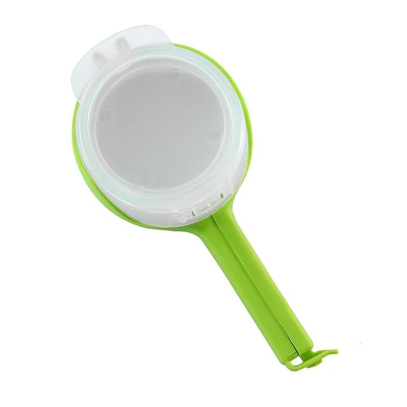 Sealing Clip For Oct Beans Food Bag With Pour Spouts,Effortlessly Dispense Oats green