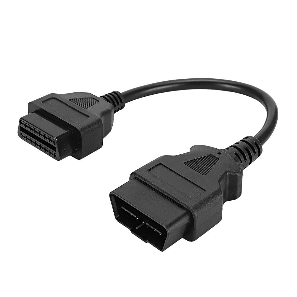 OBD 16Pin 0.3m0.98ft Male to Female Extension Cable Diagnostic Adapter Connector