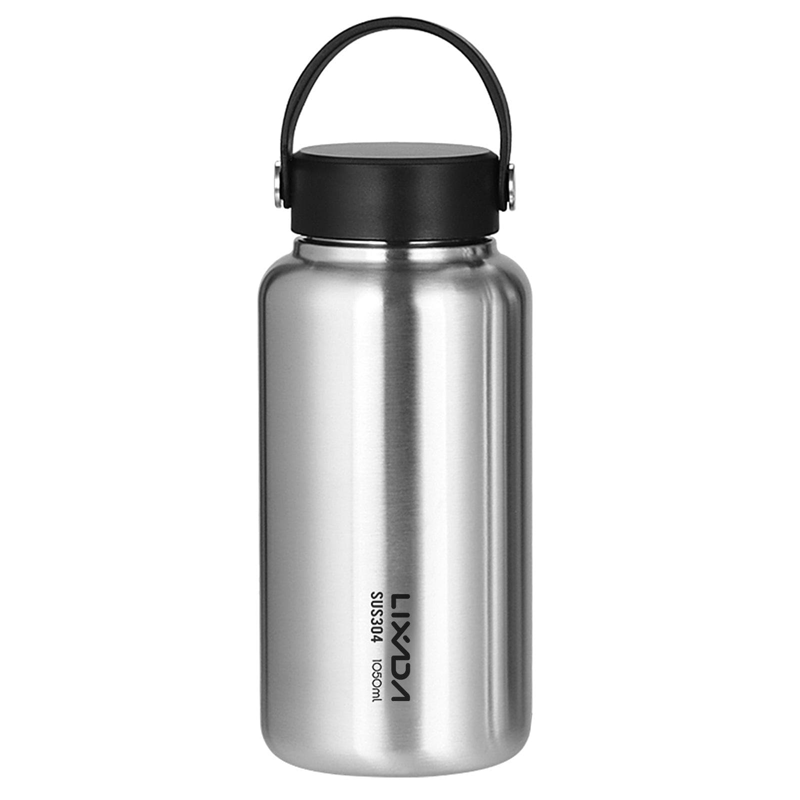 LIXADA 1050ml Stainless Steel Water Bottle Leak Proof Sports Bottle with 750ml Hanging Pot for Bottle Only