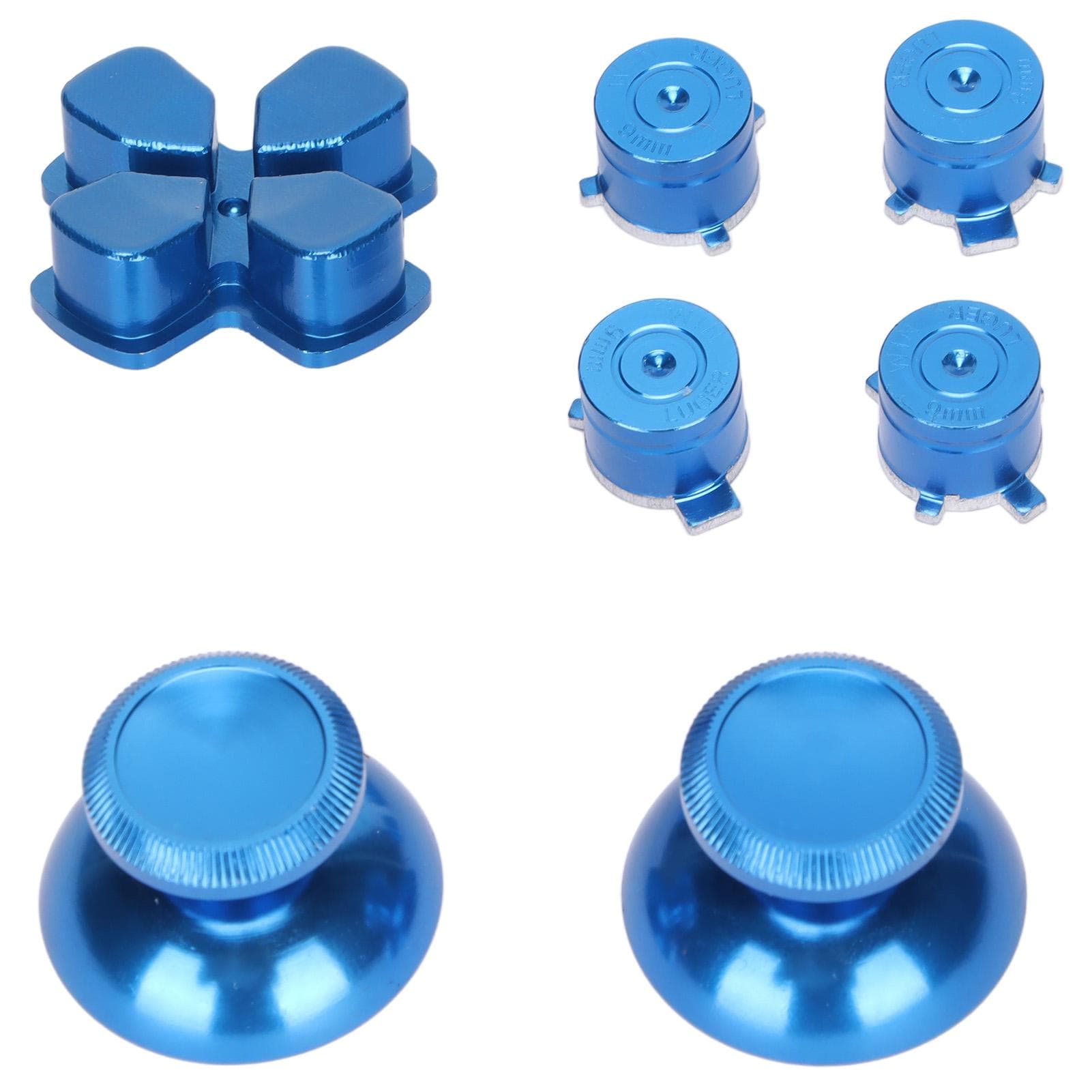 Controller Button Joystick Key Aluminum Alloy ABXY Buttons for Playstation5 ControllerBlue blue