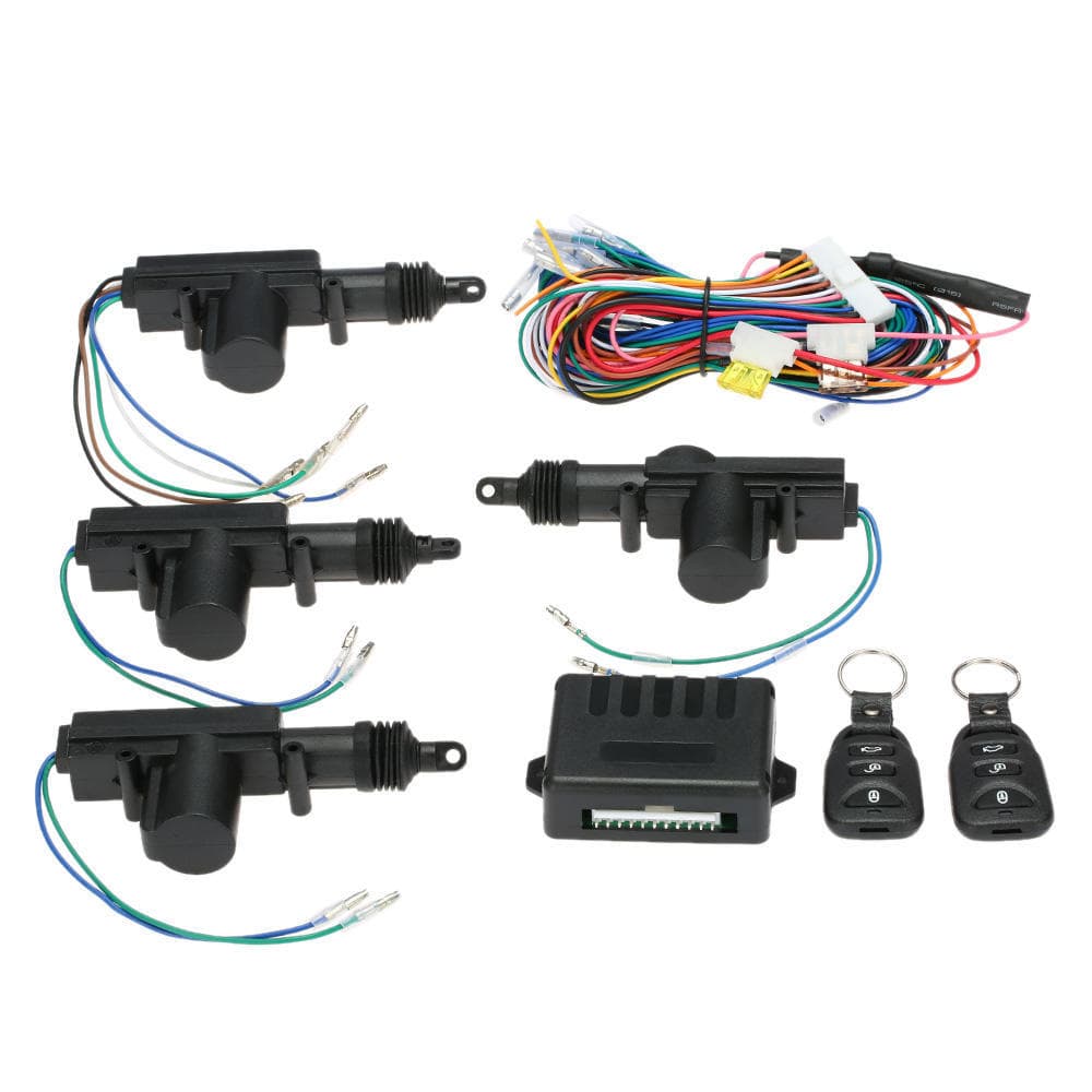 Car Door Central Lock Remote  Control Keyless Entry System Alarm  System with Central Control Locking Kit