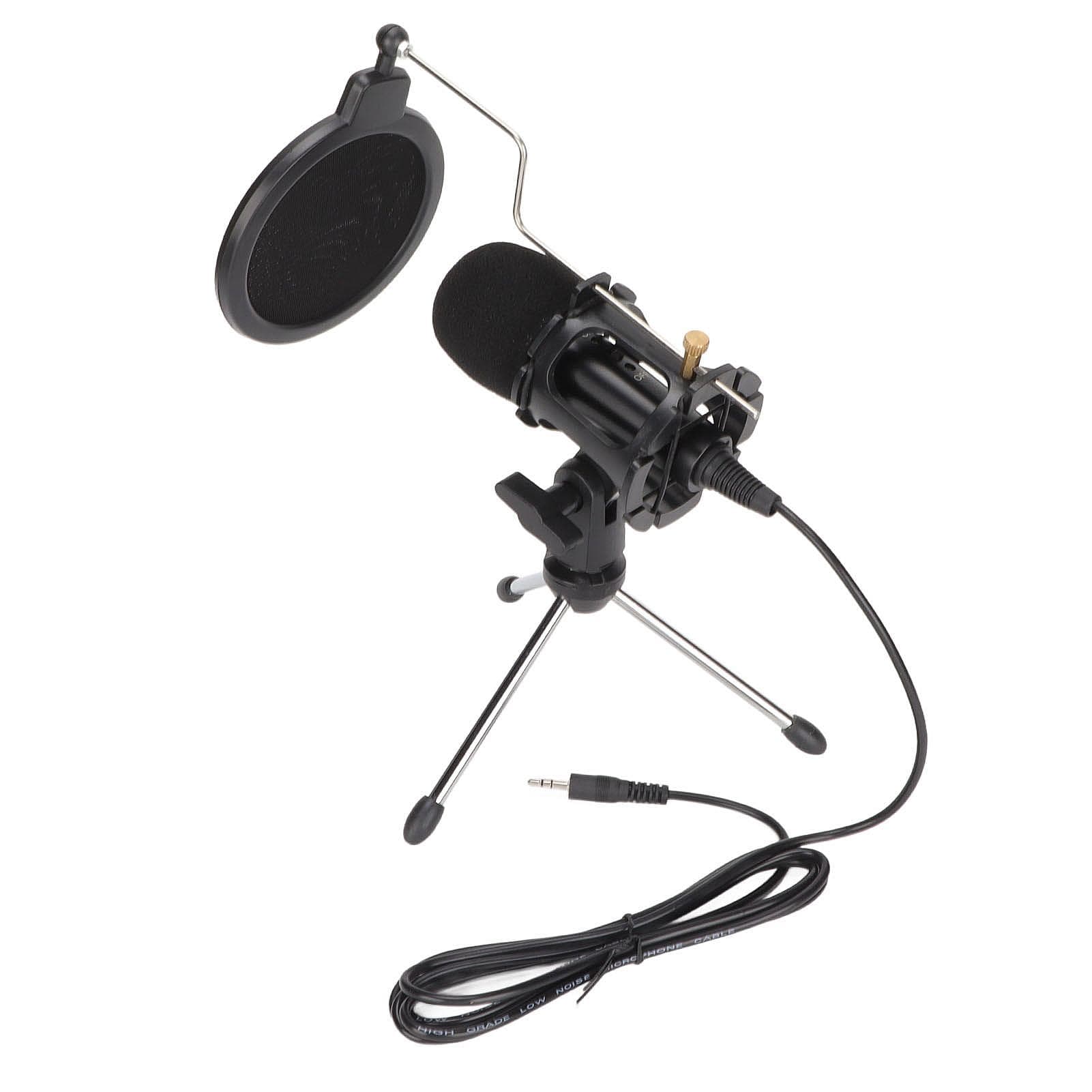 Condenser Microphone Kit Professional Cardioid Studio Mic Kit for Recording Podcasting Voice Over