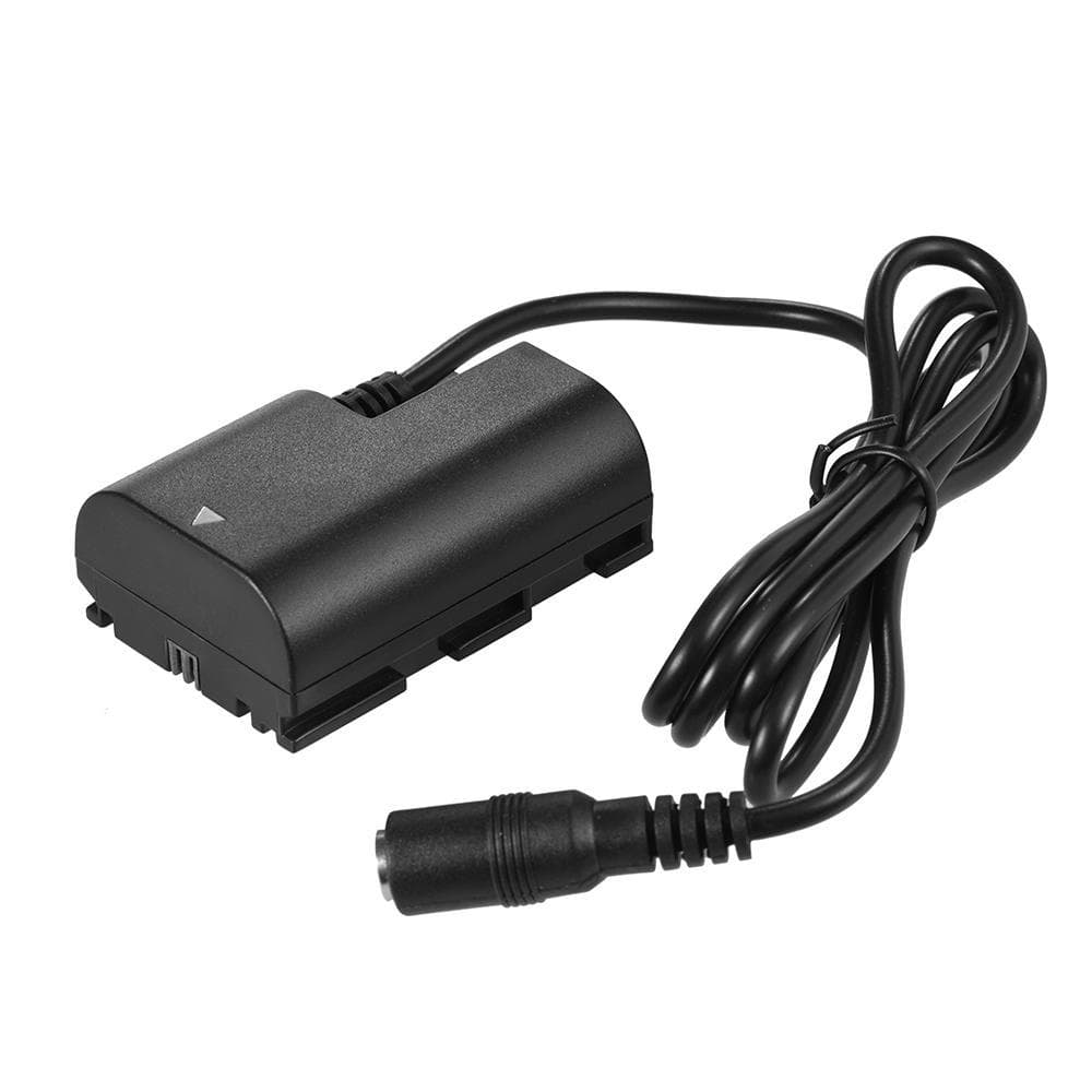 LP-E6 Fully Decoded Dummy Battery DC Coupler Connector for Canon Camera