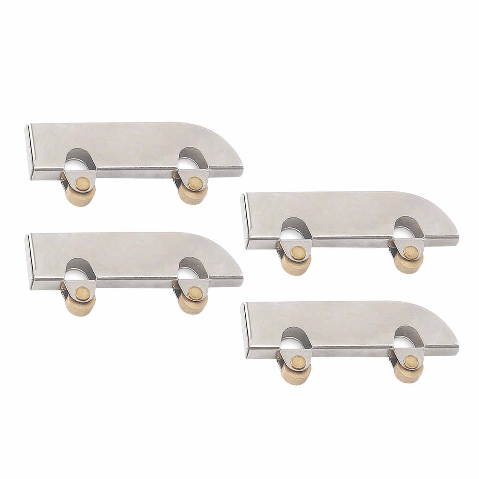 Glass Door Sliding Pulley Stainless Steel Low Noise Reliable Display Cabinet Door Sliding Roller