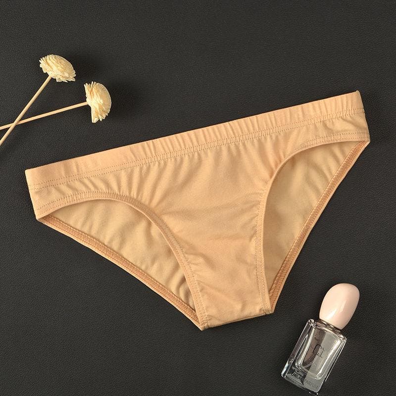 WTEMPO Men's Underwear Low Waisted Tight Triangle Pants Soft Breathable Sexy Underwear 3XL
