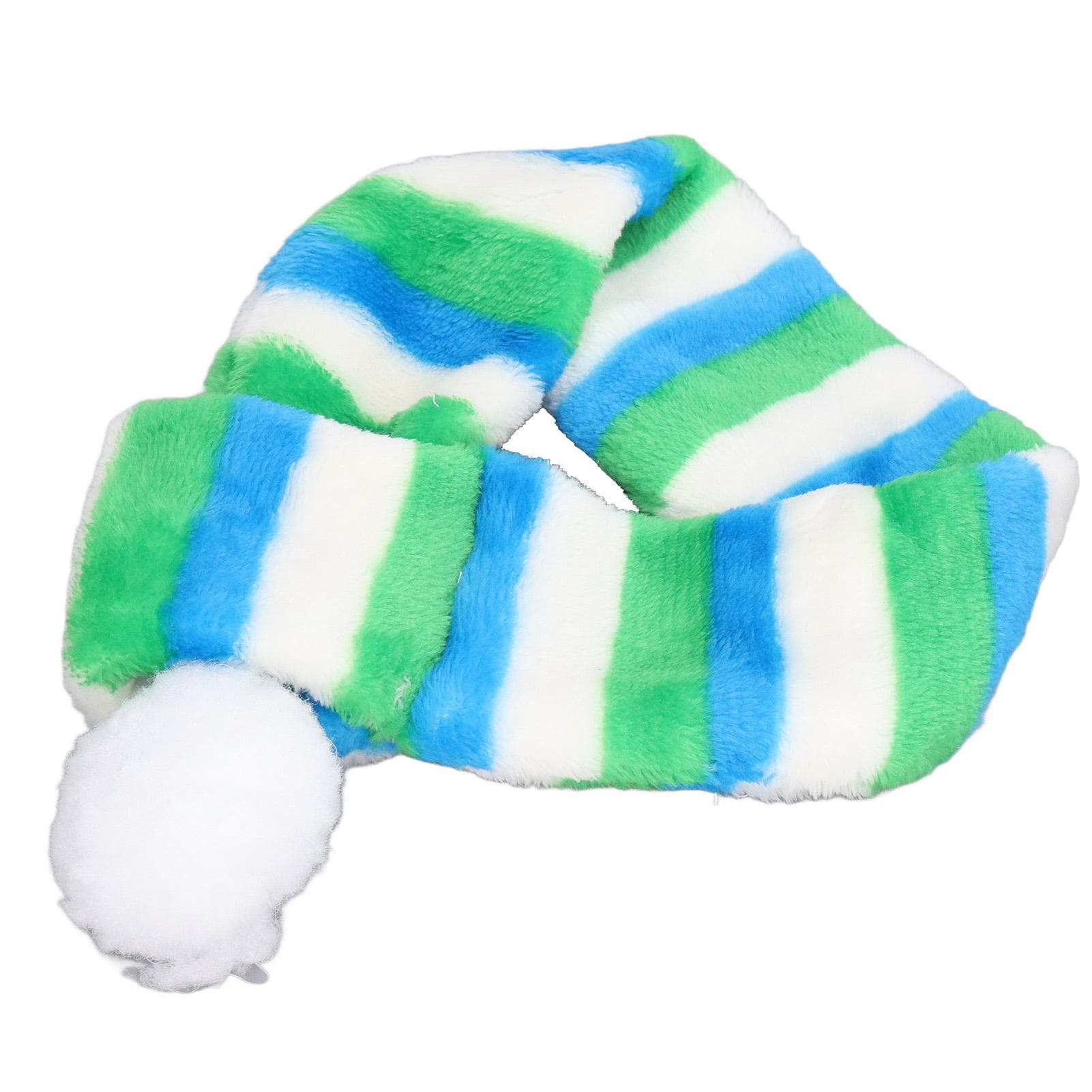 Christmas Pet Scarf Warm Cozy Dog Winter Striped Scarf for Family Shooting Birthday Party55cm / L(for 6.5-9kg)