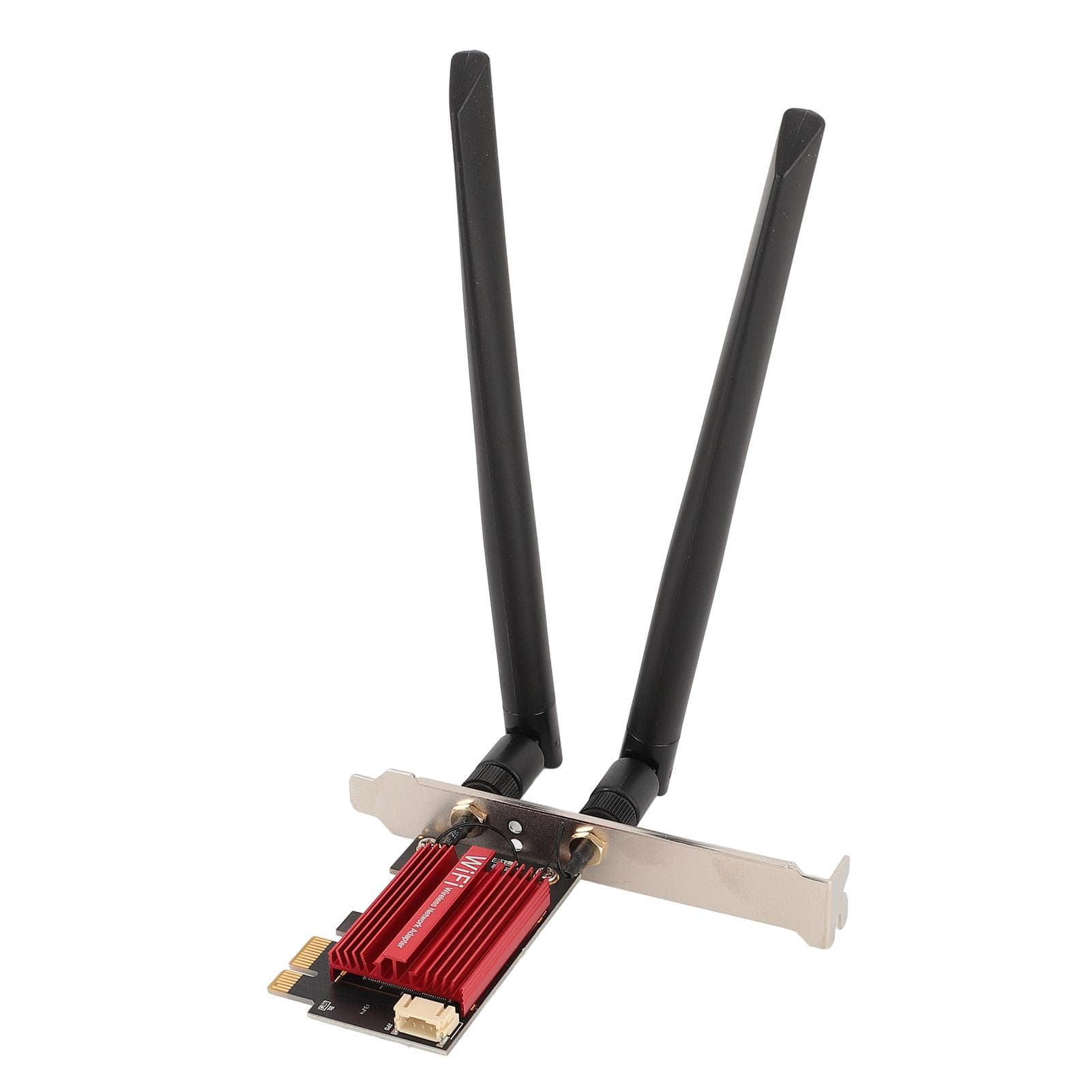 5400Mbps PCIE 8DB Dual Antenna Wireless Network Card Adapter Tri Band 6Ghz 5GHz 2.4GHz Bluetooth