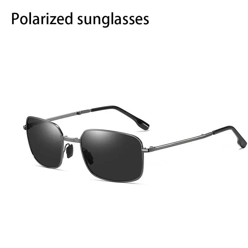 Fashion Foldable Sunglasses UV400 Metal Frame Vintage Unisex Portable Sun Glasses High Quality
