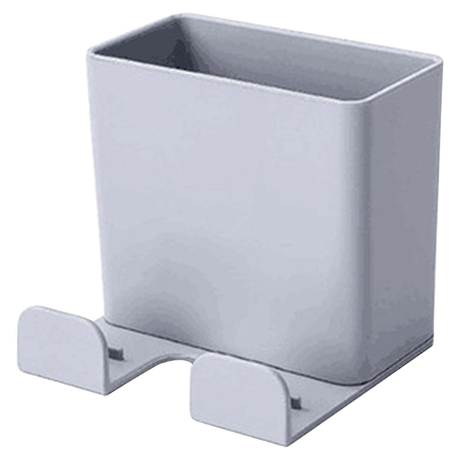 Adhesive Wall Mount Organizer Storage Box Remote Control Holder Storage Box grey