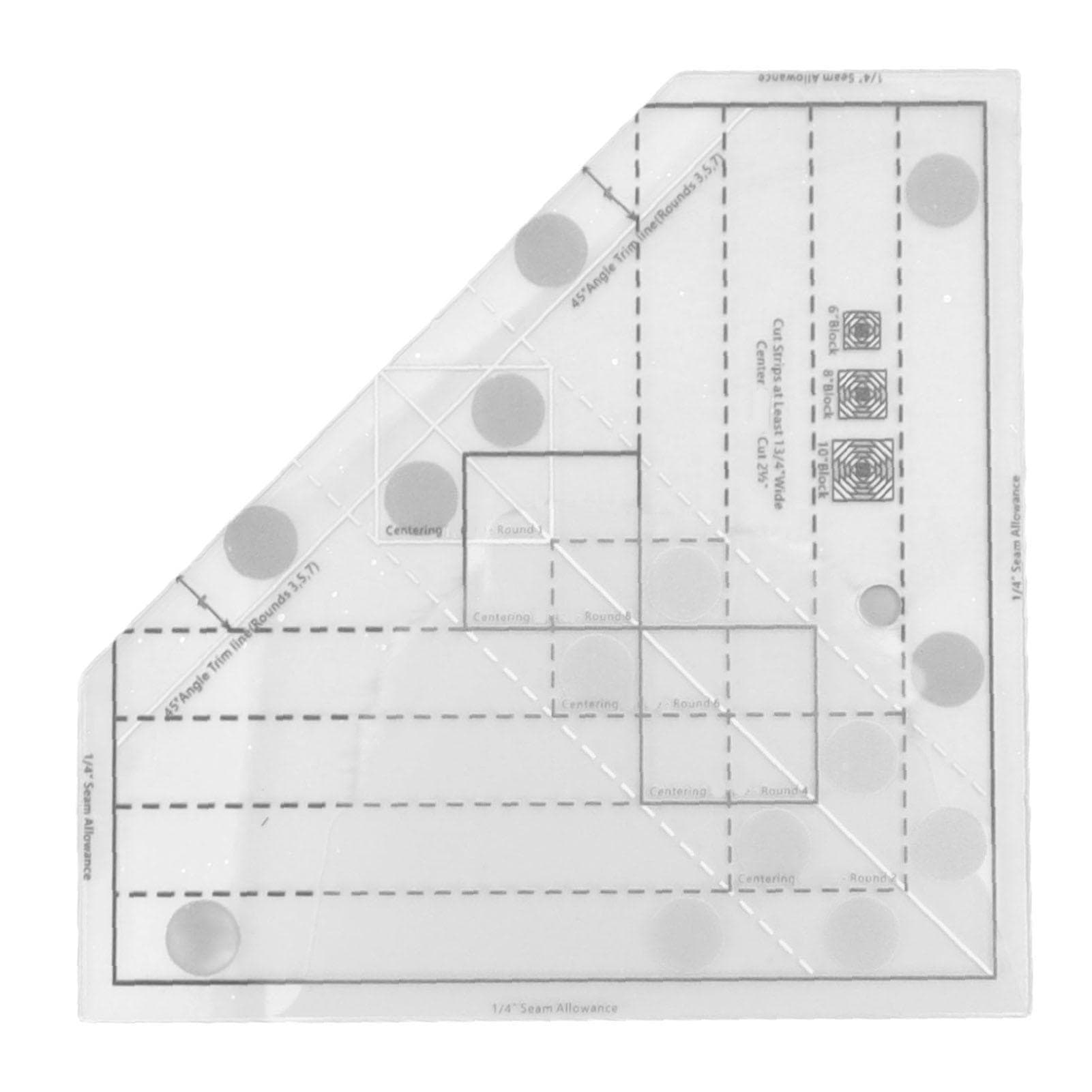 Grids Quilt Ruler Professional Acrylic Precise Scale Household Sewing Ruler for DIY Sewing