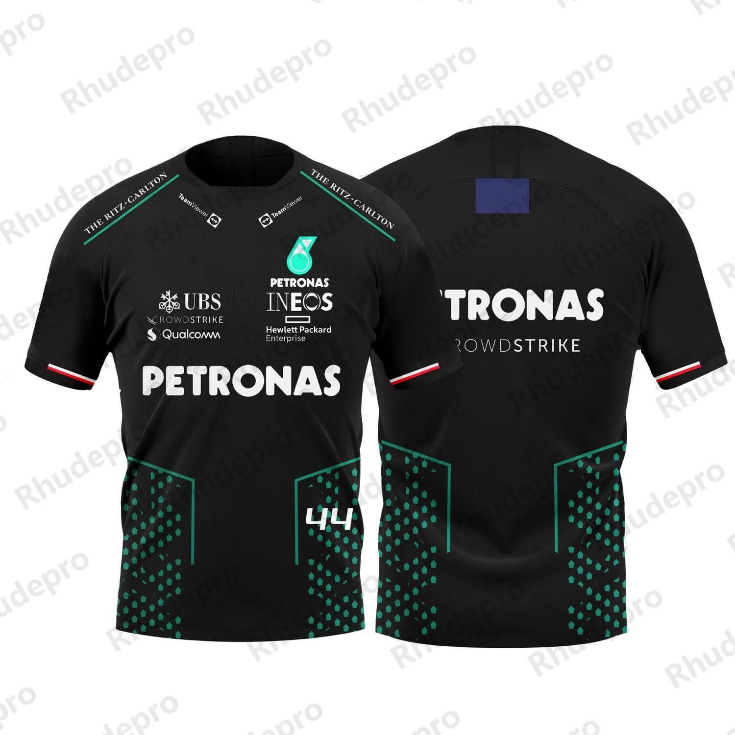 New Men's Summer Extreme Sports Enthusiasts Black Breathable Motorcycle Comfortable Short Sleeve No. 63 Rider Team M