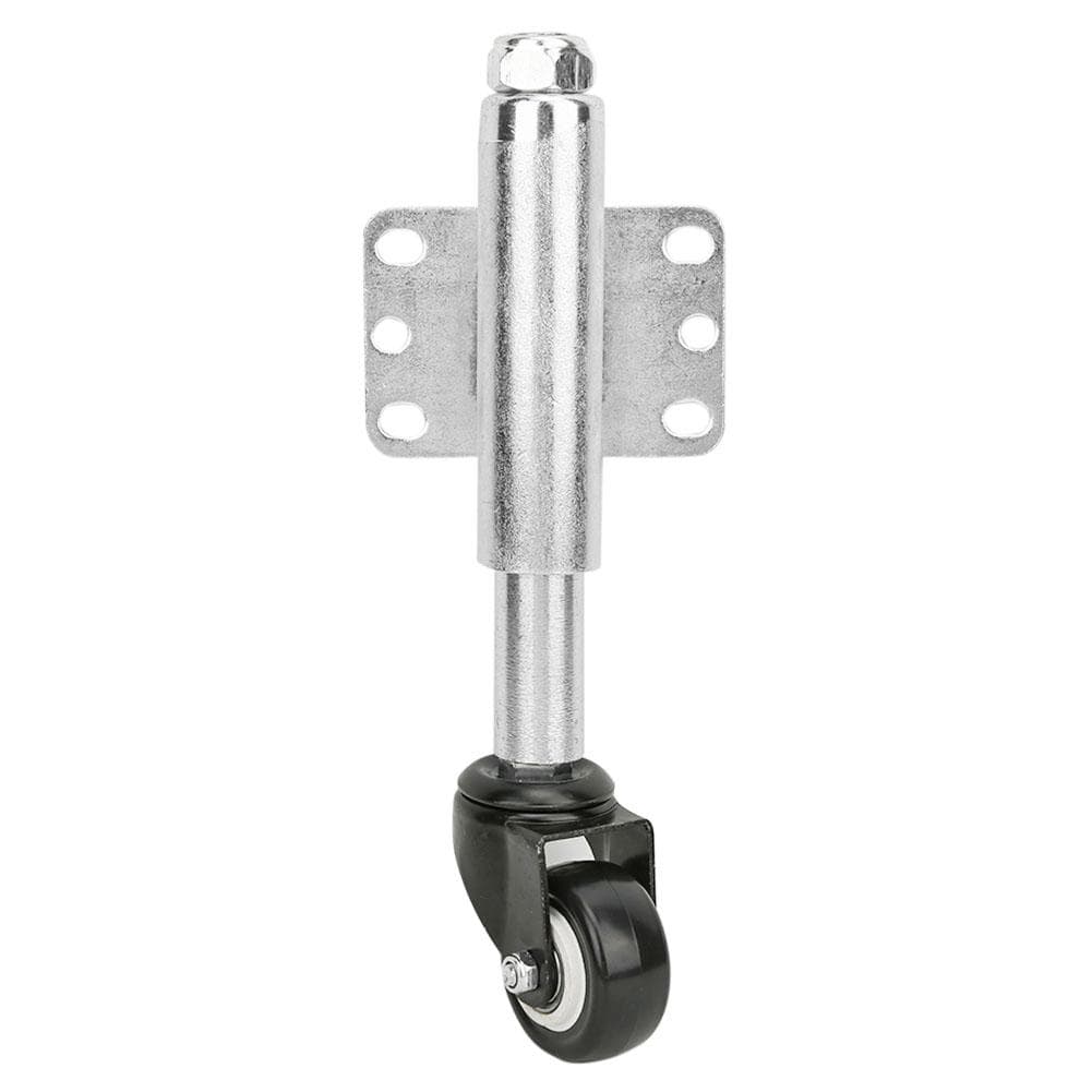 2  PU Gate Wheel Spring Loaded Swivel Caster Heavy Duty 110lbs Load Capacity